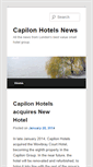 Mobile Screenshot of news.capilonhotels.com